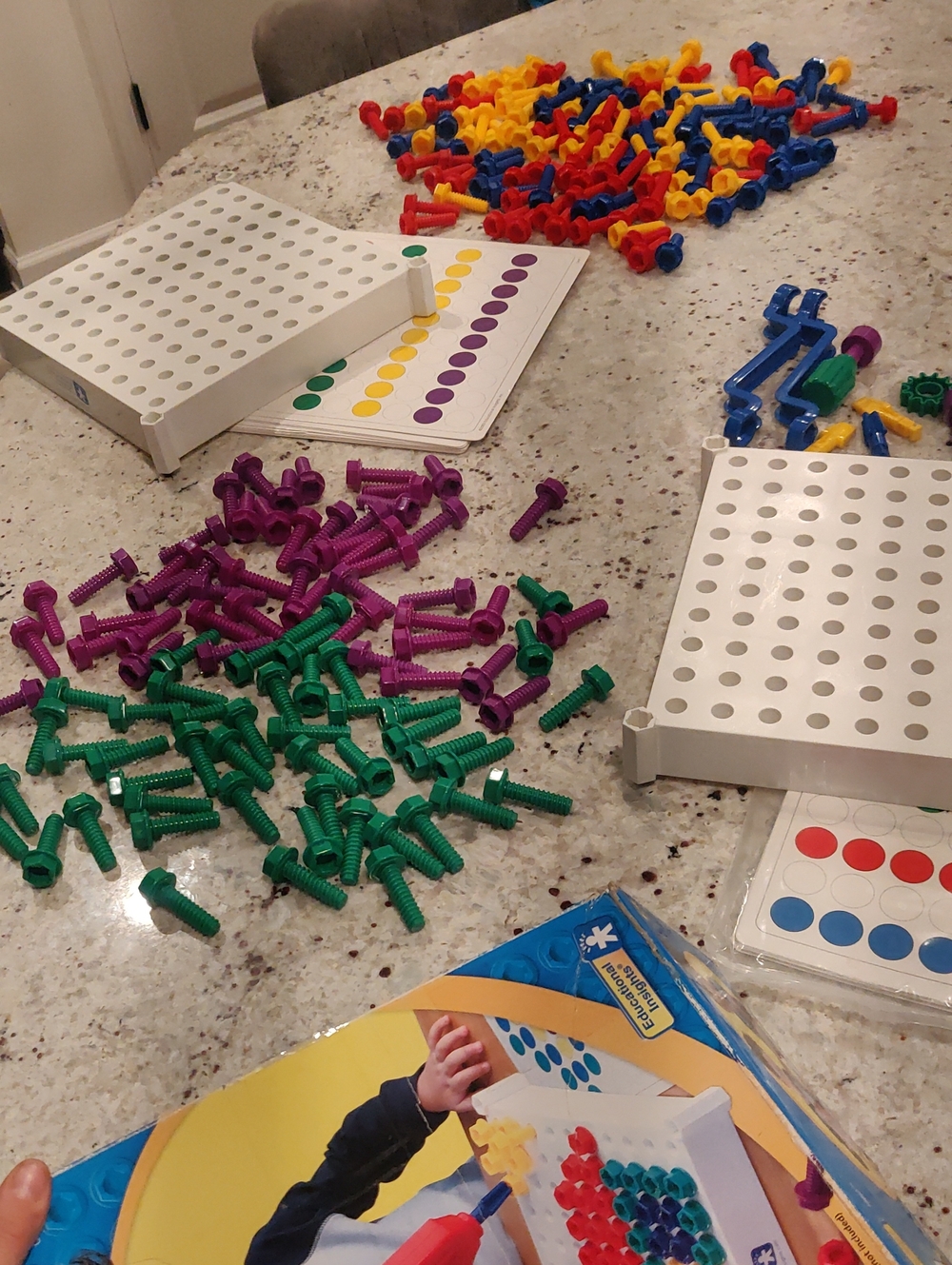 Educational Insignt Design & Drill Activity Center Multicolor Development Y2K